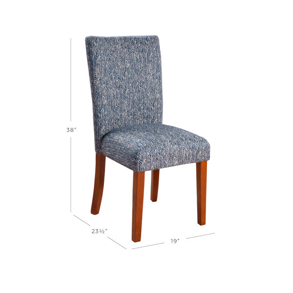 Kelsi Polyester Blend Solid Back Dining Chair